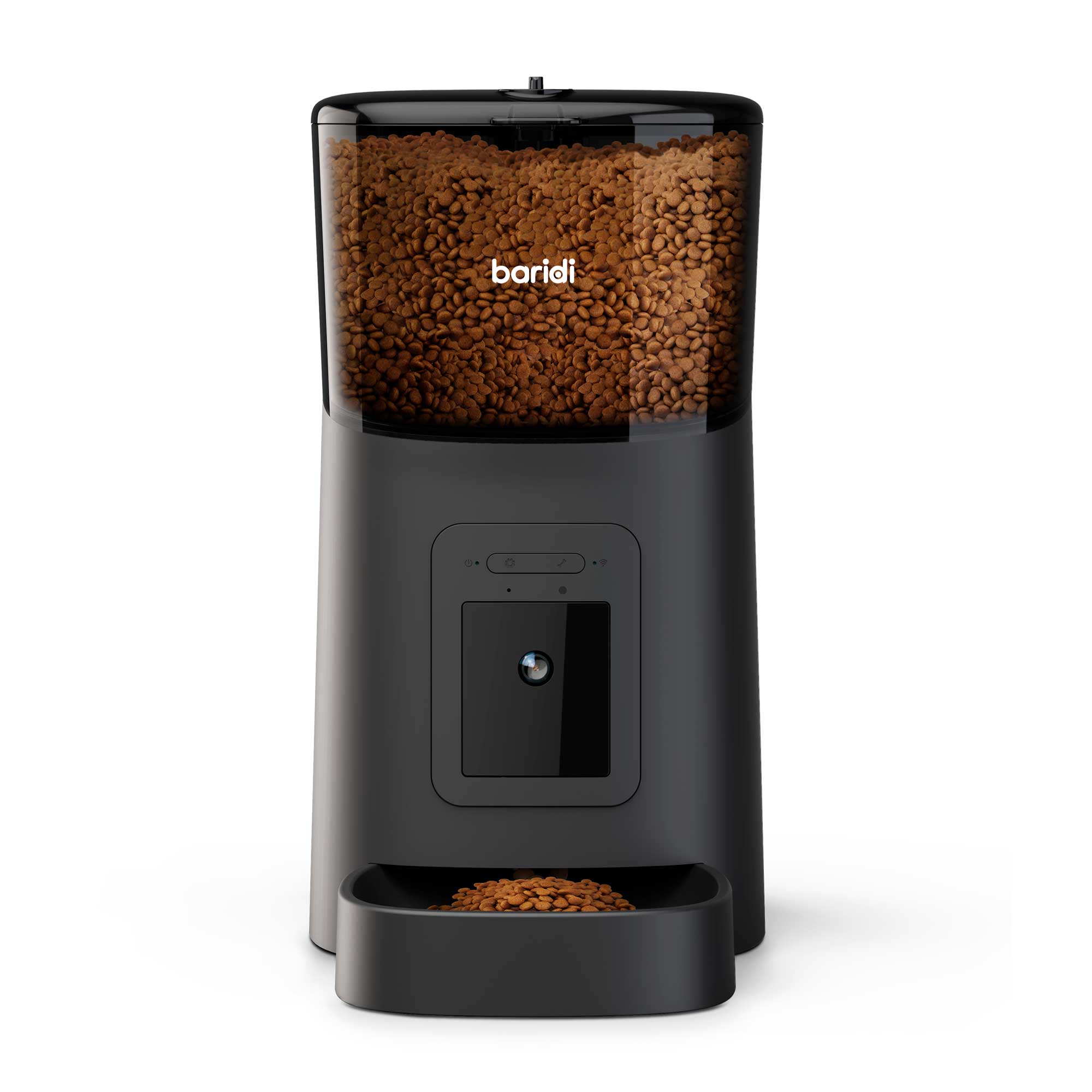 Automatic Pet Feeder with Camera & 2-Way Audio - 6L Large Capacity Smart Dog Cat Food Dispenser, WiFi Enabled, TUYA App Compatible - Perfect for Home, Office & Travel Use