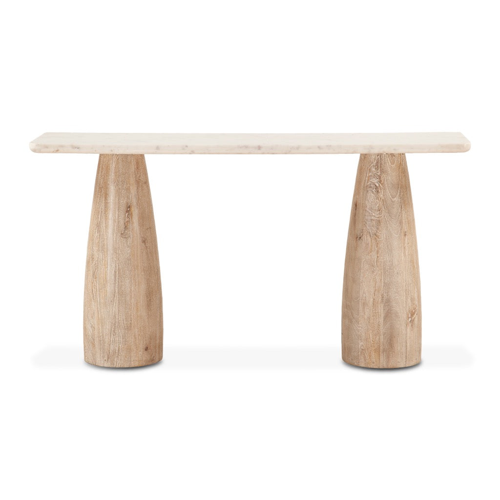 Modern Palm Springs Console Table - Mid Century Entryway Sofa Table for Hallway, Living Room & Bedroom - Perfect for Home Decor & Small Spaces