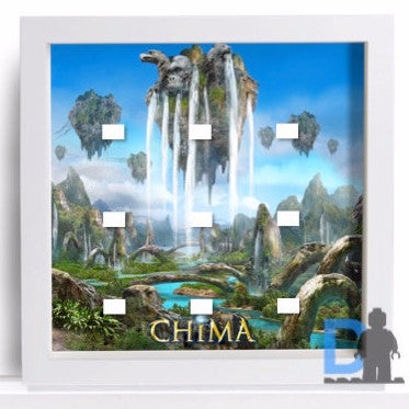Lego® Legends of Chima Minifigure Display Frame - Collectible Minifigures Showcase for Kids & Adults - Perfect for Home Decor, Office Display, and Gift Giving
