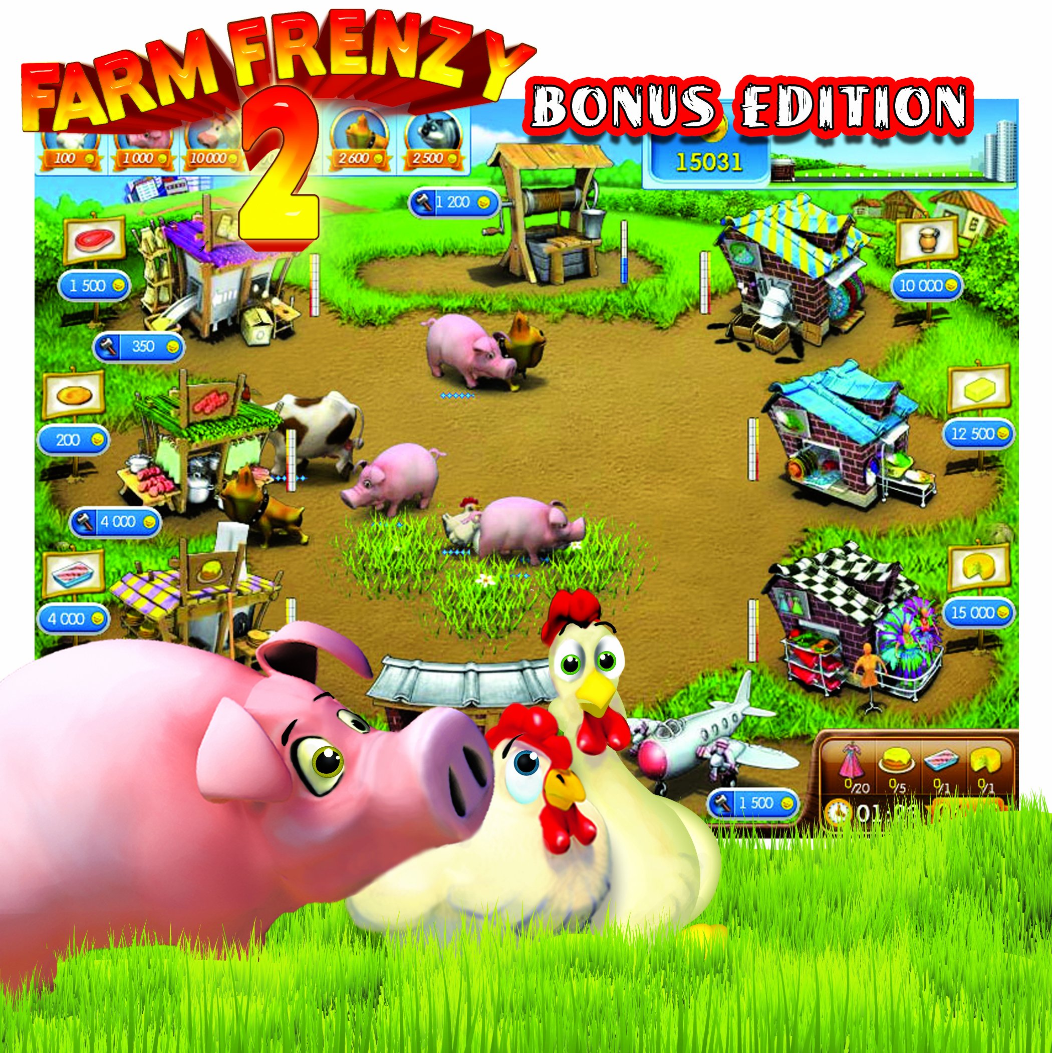 Farm Frenzy 2: Bonus Edition - 5 Exciting Barnyard Games for Family Fun and Stress Relief