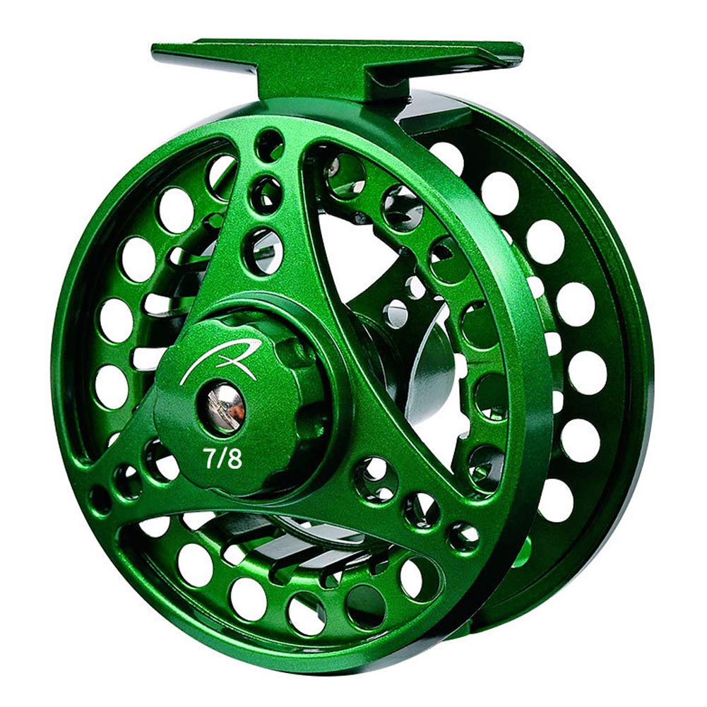 Premium Aluminum Alloy Fly Fishing Reel - Left/Right Hand Convertible for Ice Fishing (3/4,5/6,7/8 Size) in Blue, Red, Silver & Black - Perfect for Freshwater & Saltwater Angling