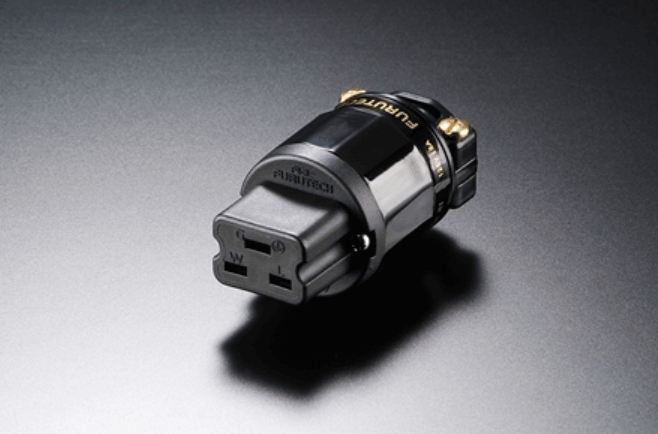 Furutech FI-31(G) 24K Gold Plated 20A IEC Power Connector - High-End Audio & Home Theater Power Cable Upgrade for Amplifiers, DACs & AV Equipment