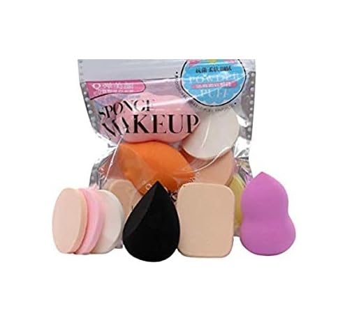ZAUKY 6-in-1 Beauty Blender Sponge - Multicolor for Flawless Makeup Application