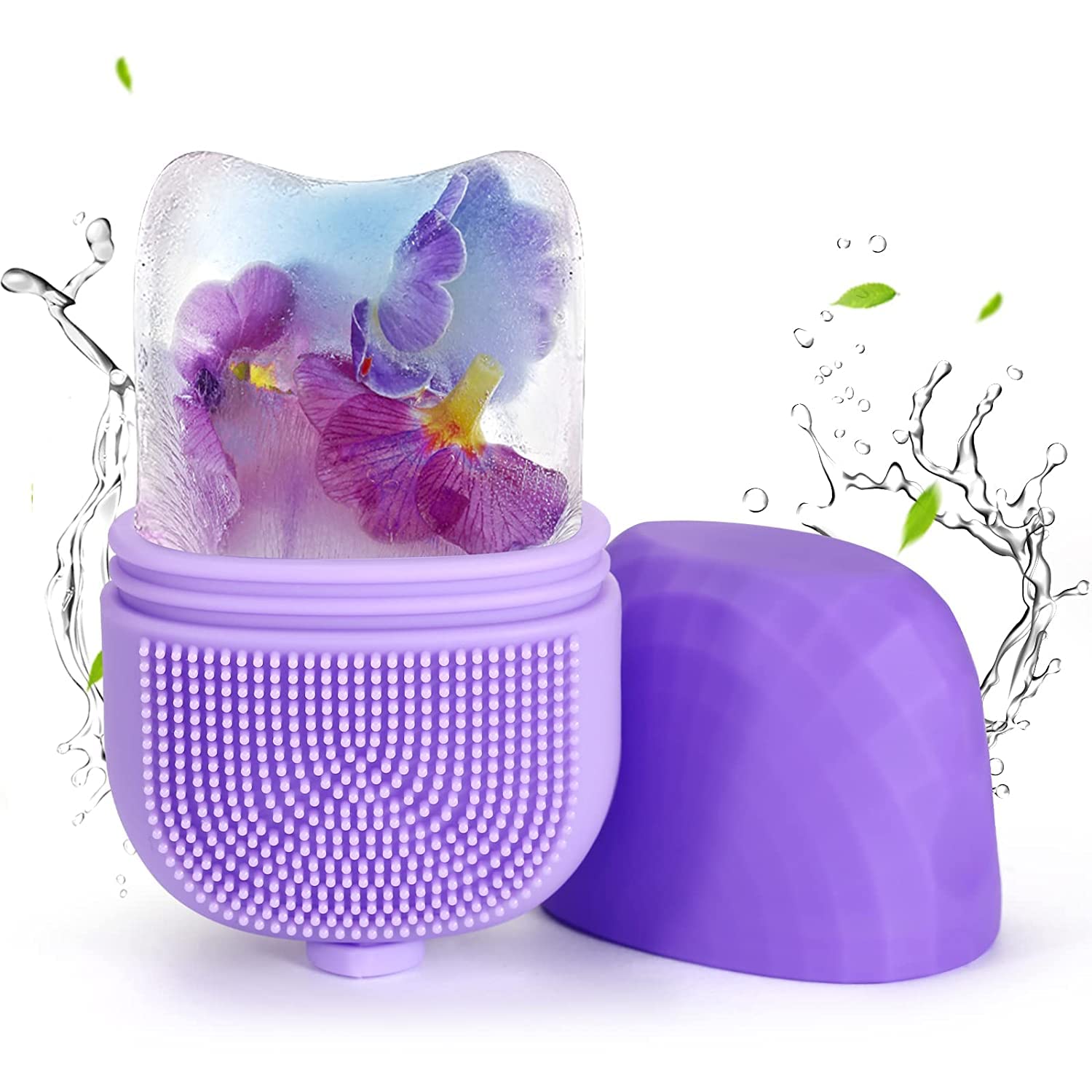 DEE SONS Ice Roller for Face, Eyes & Neck – Reusable Silicone Ice Massager to Reduce Puffiness, Eye Bags & Migraine Pain | Skin Care & Facial Therapy Tool for Glowing Skin | Perfect for Morning Routine & Post-Workout Recovery