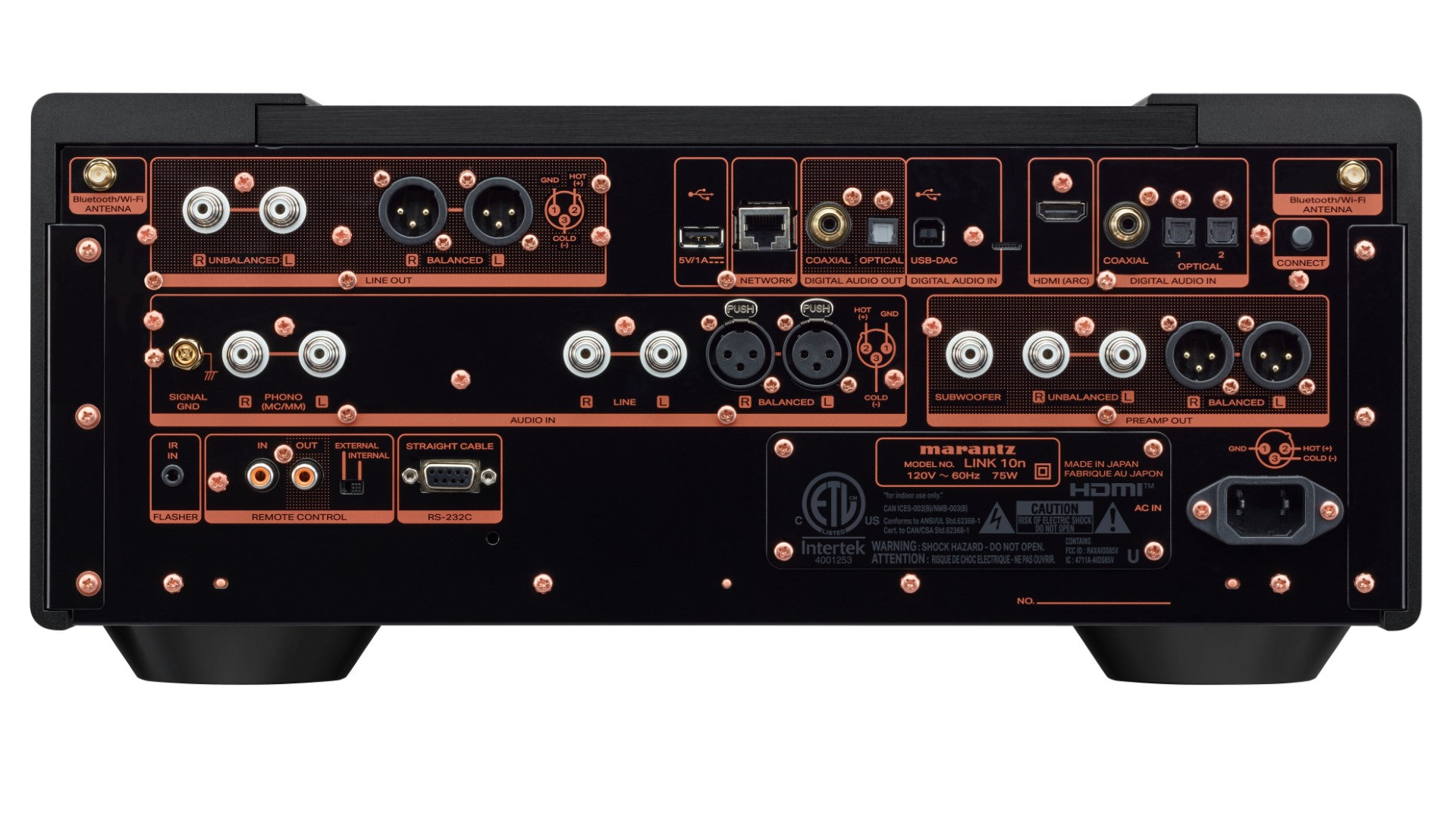 Marantz Link 10n High-End Network Audio Player - Wireless Streaming for Home Theater & Hi-Fi Systems - Perfect for Audiophiles & Music Lovers