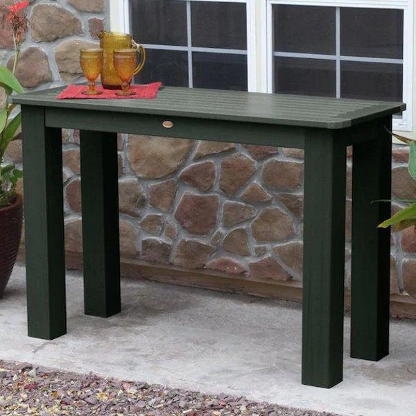 Outdoor Counter Height Sideboard Table - Durable Patio Bar Table for Entertaining, Dining & Outdoor Decor - Perfect for Backyard, Garden & Poolside Use