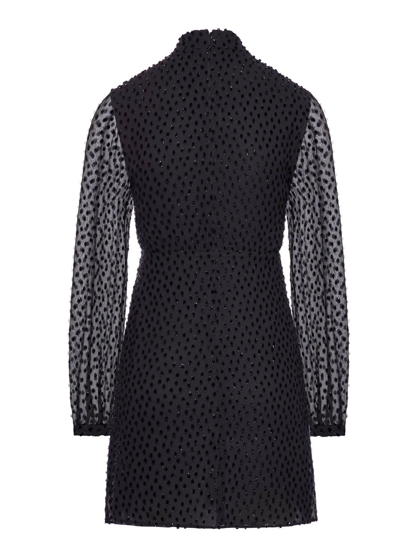 Lavender Pois Lurex Knit Sweater - Women's Elegant French-Inspired Pullover for Fall & Winter | Perfect for Office, Date Night & Holiday Gatherings