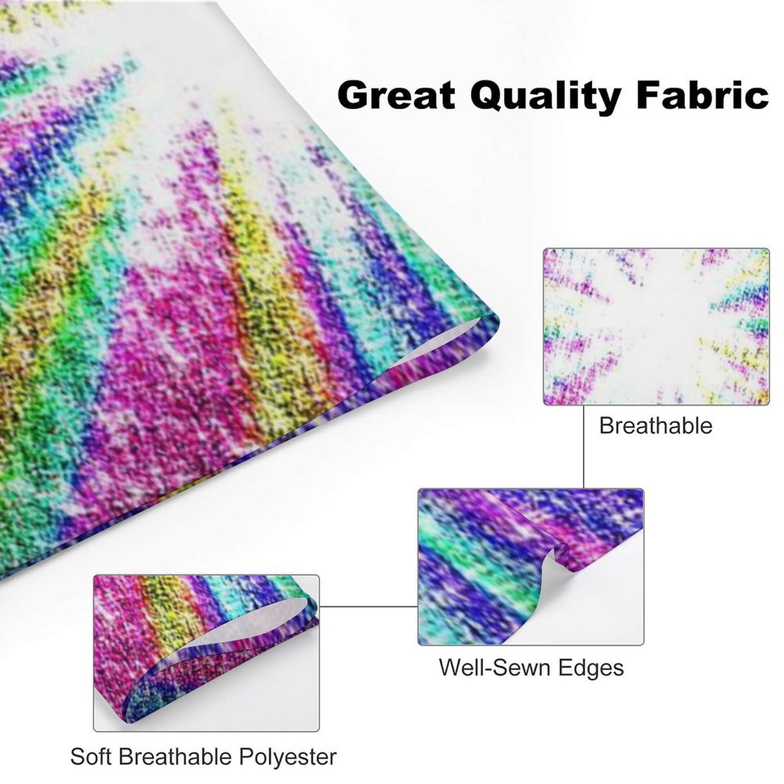 Sparkling Rainbow Dog Bandanas - Cute Pet Scarf & Bib for Small Medium Large Dogs & Cats - Perfect Christmas Thanksgiving Gift & Party Accessory for Pets