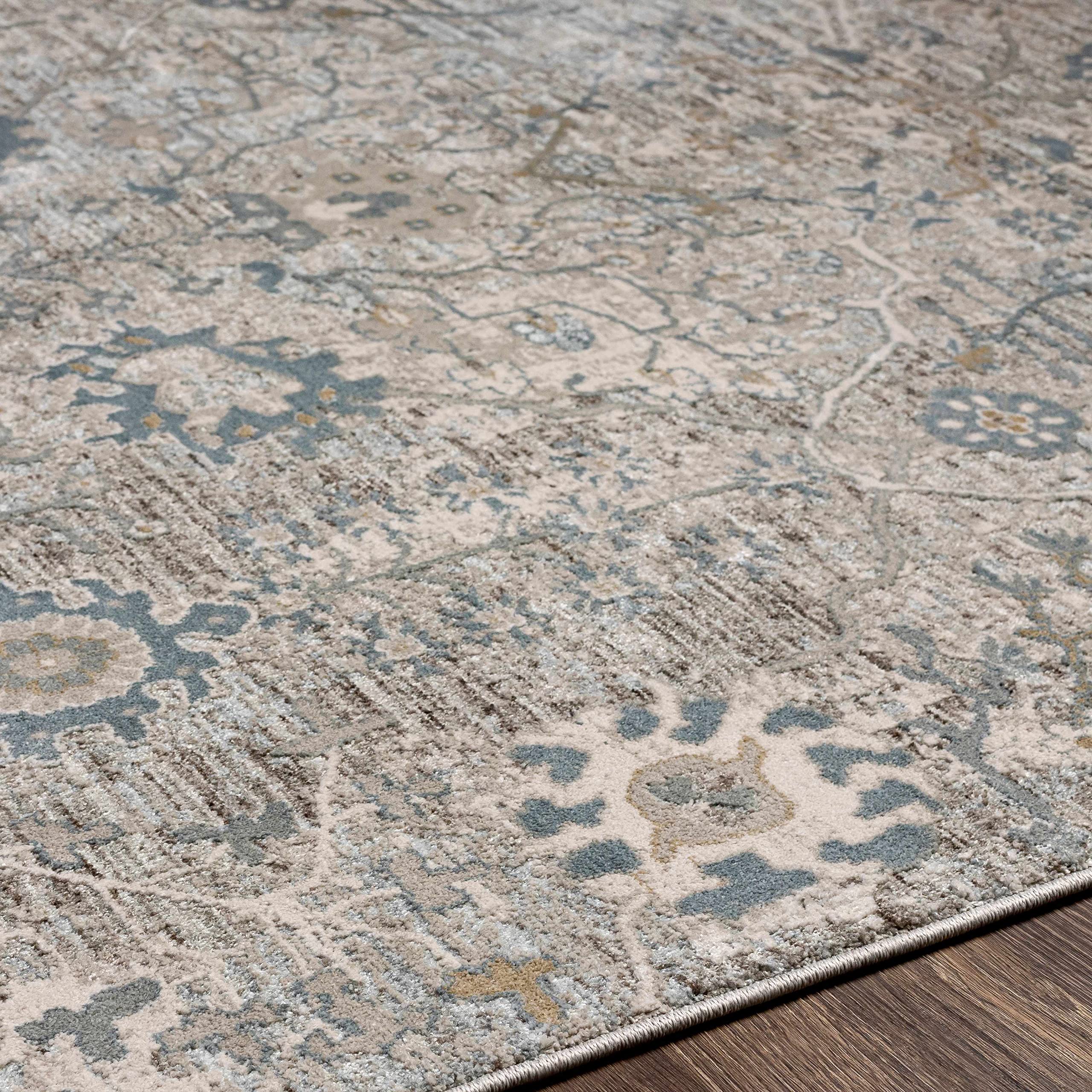 Hauteloom Gilmanton Moroccan Farmhouse Round Area Rug 6'7