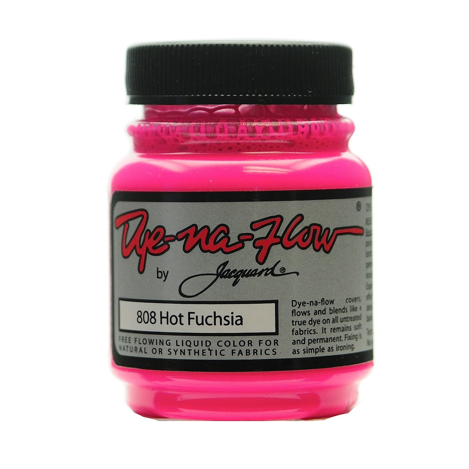 Jacquard Dye-Na-Flow Fabric Paint - Premium Water-Based Textile Paint for DIY, Arts & Crafts, Clothing, Silk, Cotton - Perfect for Tie-Dye, Screen Printing, and Fabric Art Projects