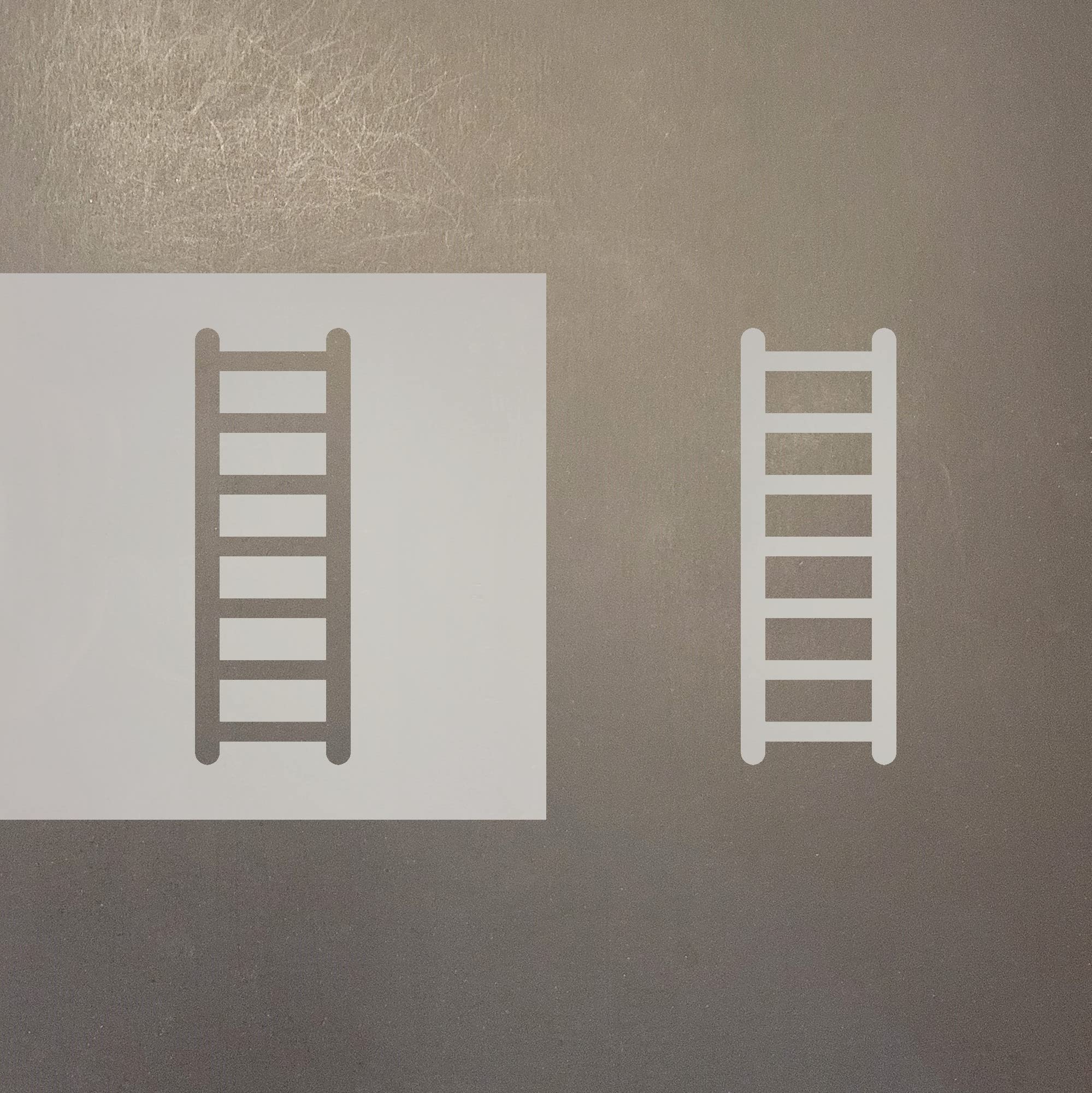 4 Inch Reusable Mylar Stencil for Ladder Design - Premium Art & Craft Supplies for DIY Projects, Scrapbooking, and Home Decor