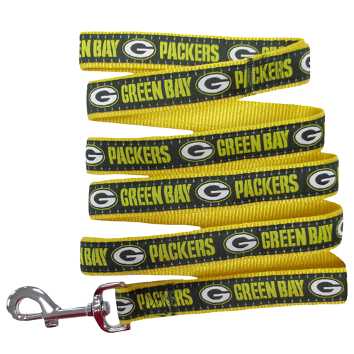 Pets First® Green Bay Packers Dog Leash - Durable Nylon Pet Lead for Small Medium Large Dogs - Perfect for Walking, Training & Game Day Outfits (Officially Licensed NFL Gear)