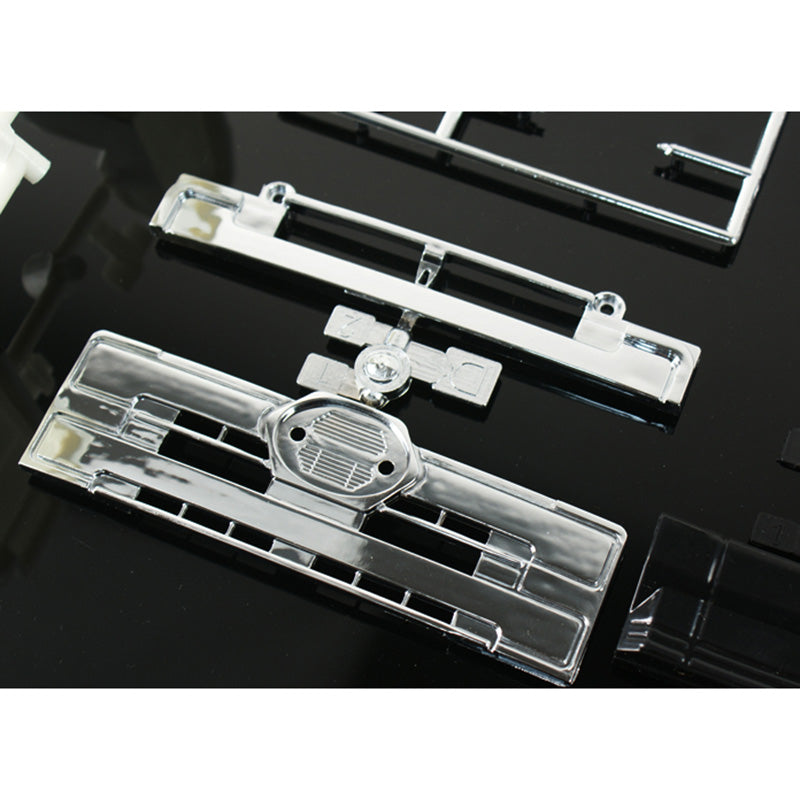 1/14 LESU700 RC Tractor Truck Metal Bumper & Wheel Carrier - DIY Model Dumper Accessory for RC Construction Vehicles - Perfect for Off-Road Crawling & Heavy Duty Simulation Play