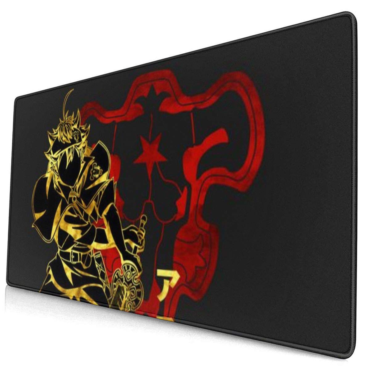 Extra Large Mouse Pad - Awesome Asta Black Clover Gaming Desk Mat - 15.8x29.5in (3mm Thick) - XL Protective Keyboard & Mouse Pad for Computer, Laptop - Perfect for Gaming, Office & Home Workspace