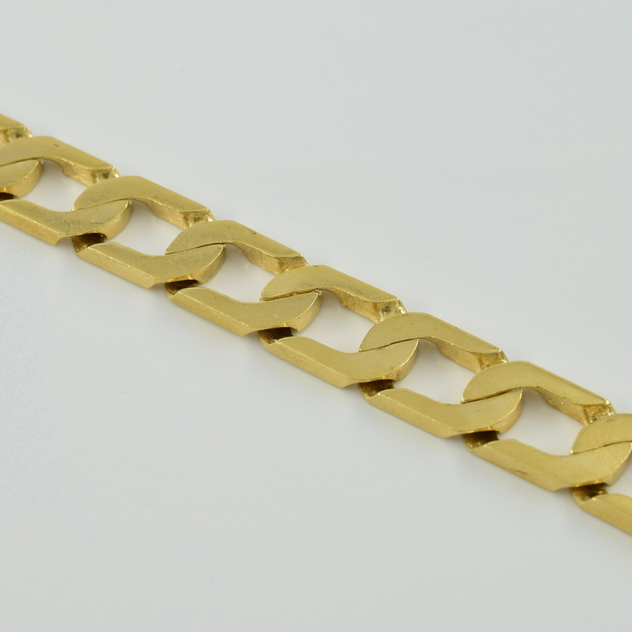 10k Yellow Gold Cuban Link Bracelet for Men - 8.75 Inch Solid Gold Chain Bracelet | Durable & Stylish Jewelry Gift for Birthday, Anniversary & Special Occasions