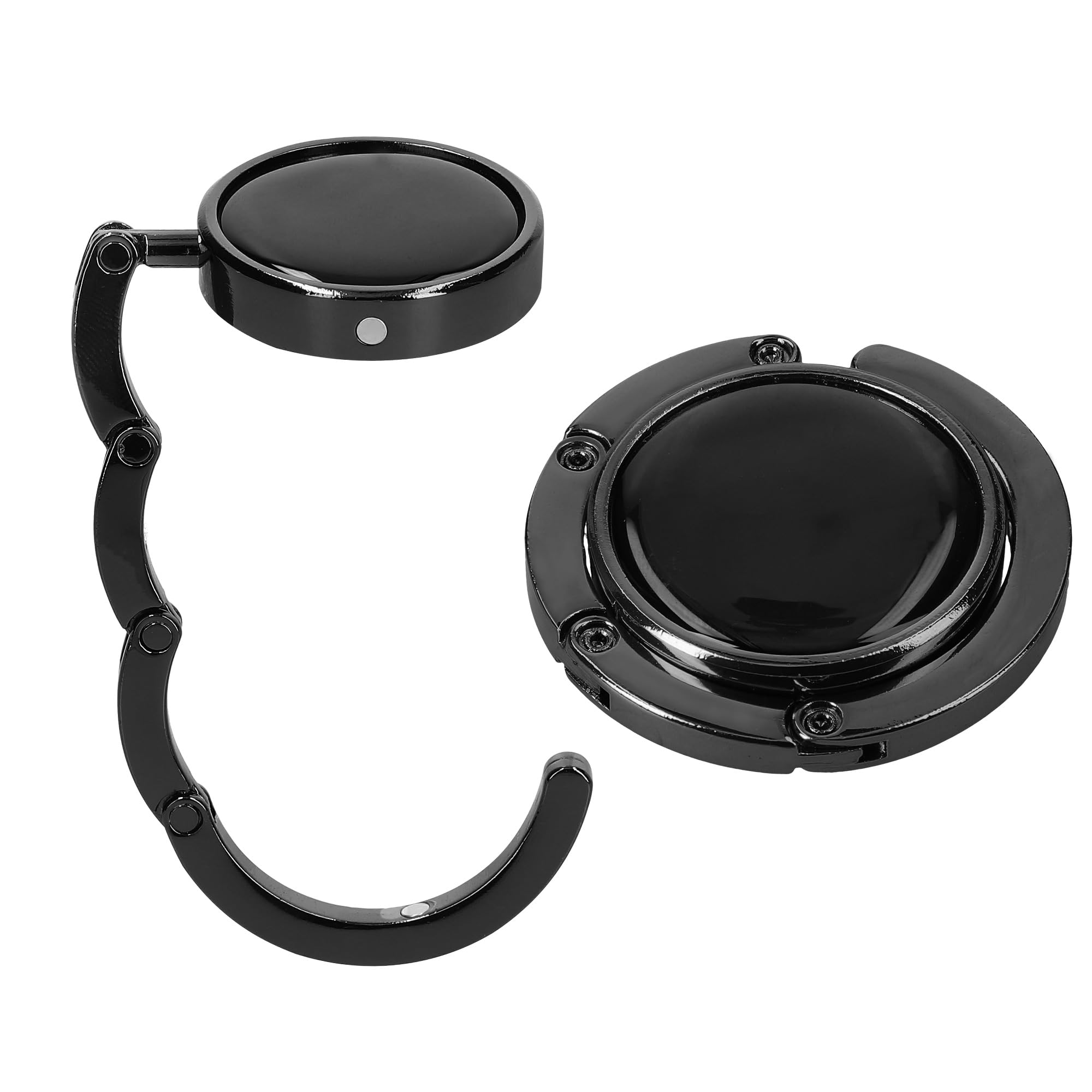 kwmobile Purse Hanger for Table (Set of 2) - Foldable Handbag Hook - Portable Purse Holder for Restaurants, Bars & Travel - Durable Table Bag Hook for Women's Purses & Totes