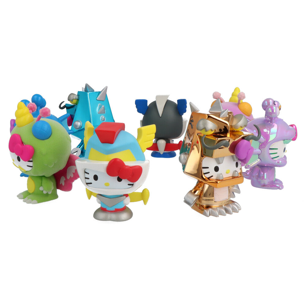 Hello Kitty Kaiju Mini Series Collectible Figures - Cute Kawaii Monster Toys for Kids & Anime Fans - Perfect for Display, Gifts & Pop Culture Collections