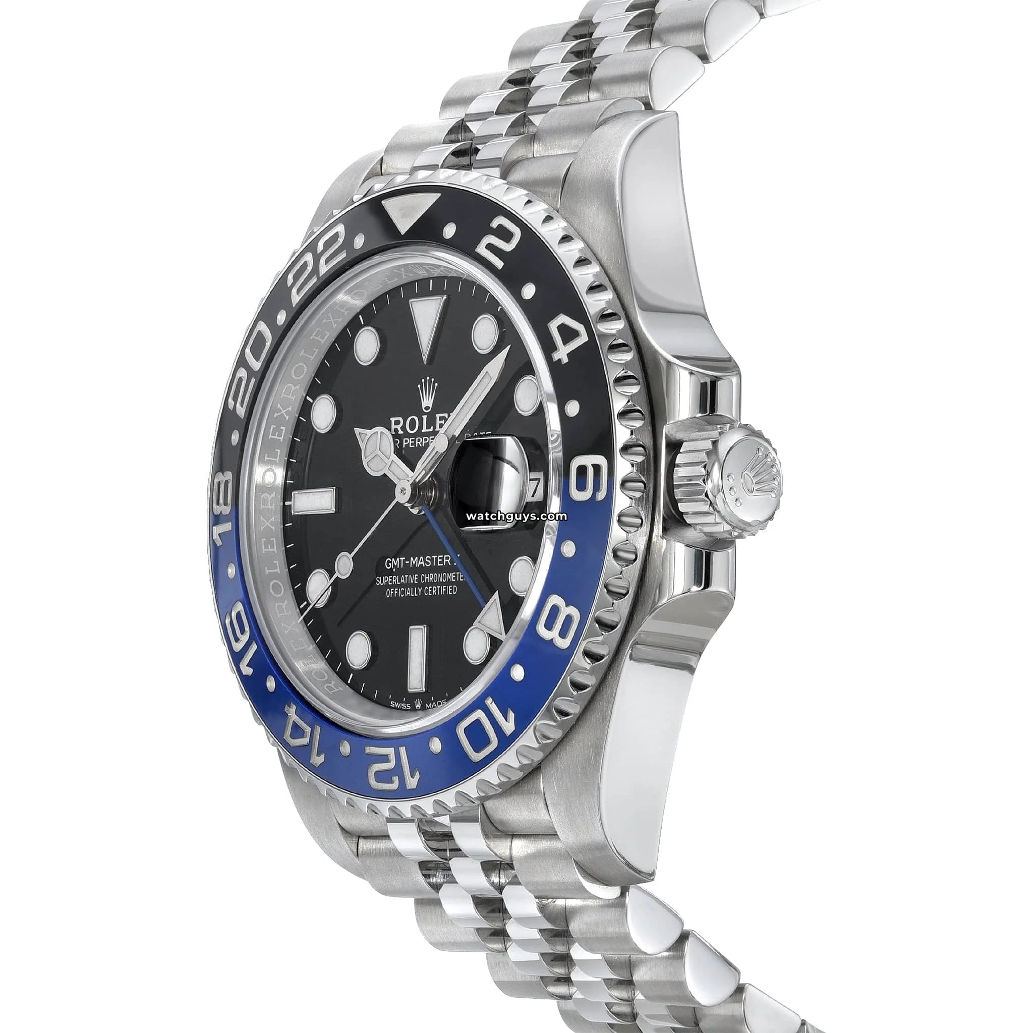 Rolex GMT Master II 126710BLNR Batgirl Stainless Steel Watch - Luxury Men's Timepiece for Travel & Business Professionals