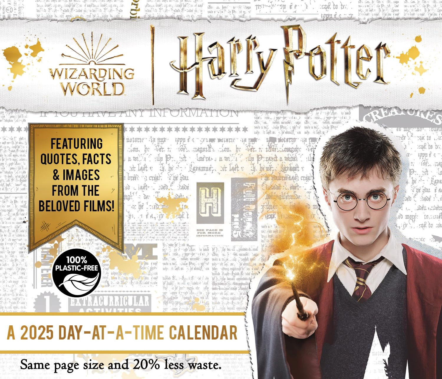 2025 Harry Potter Day-at-a-Time Box Calendar - Official Wizarding World Desk Planner for Daily Inspiration & Magic (Perfect for Office, Home, School & Gift)