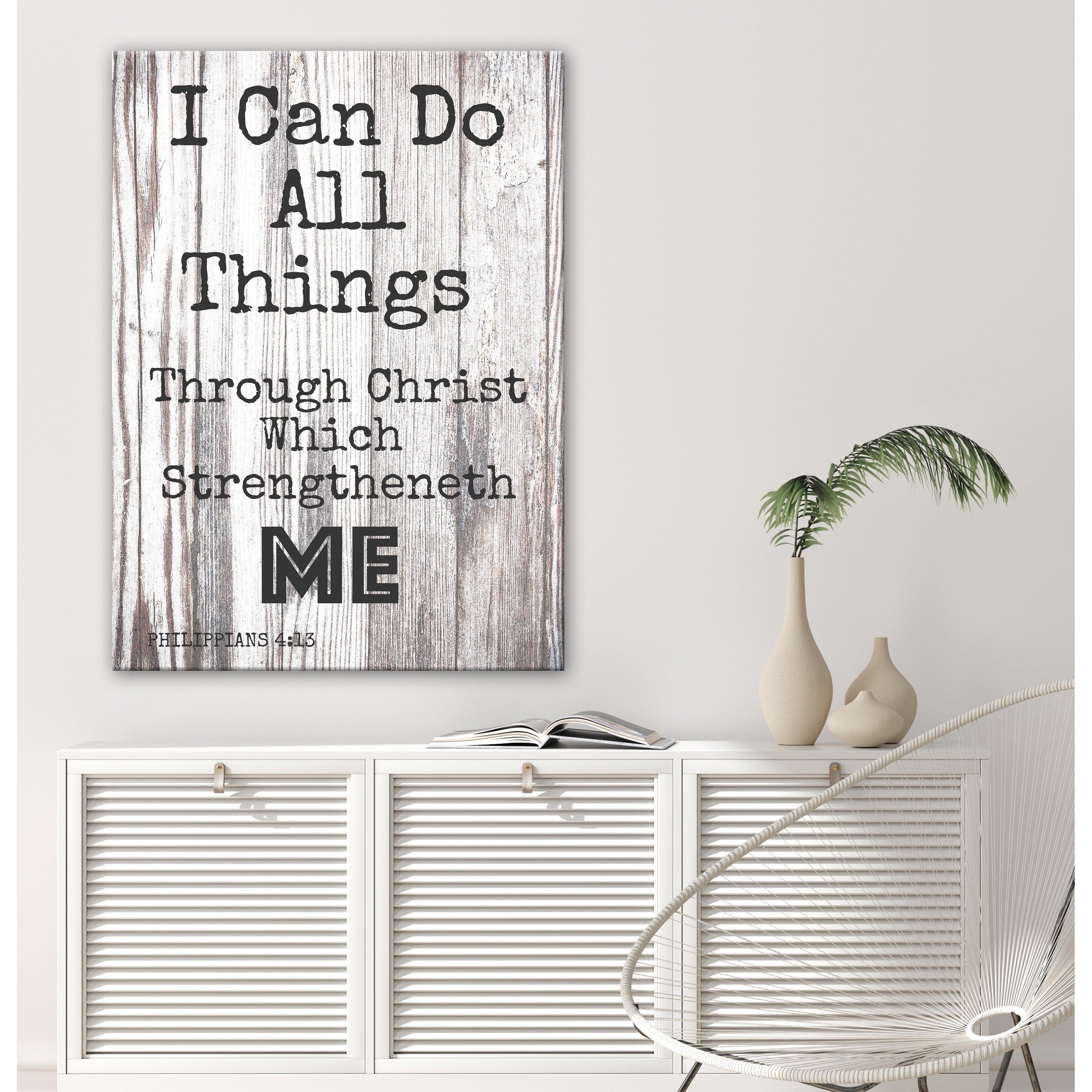 Inspirational Gallery Wrapped Canvas Wall Art by Norman Wyatt Home - Perfect for Living Room, Bedroom & Office Decor
