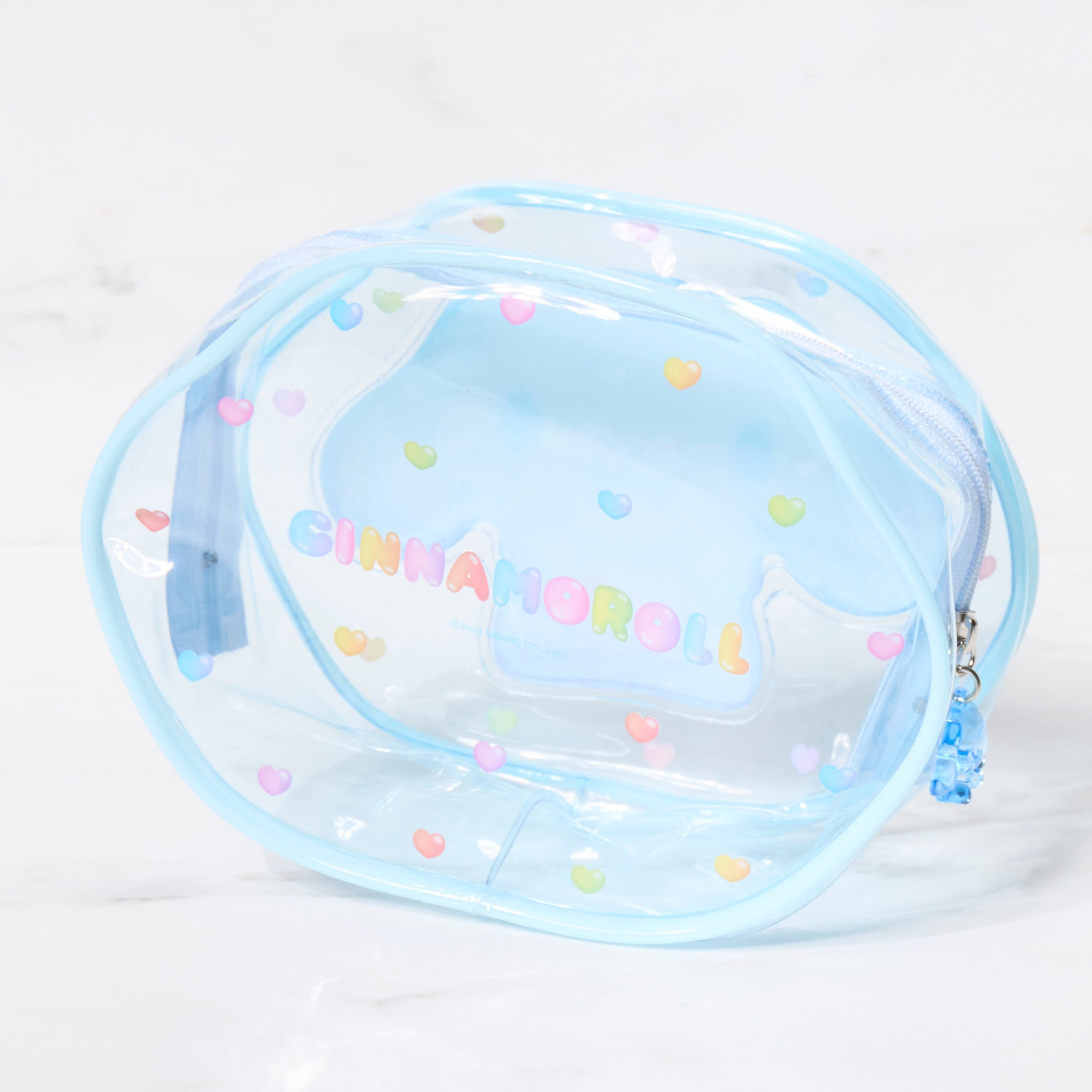 Sanrio Character Clear Pouch - Cute & Durable Plastic Zipper Bag for School, Travel & Cosmetics Storage - Hello Kitty, My Melody & More Anime Designs