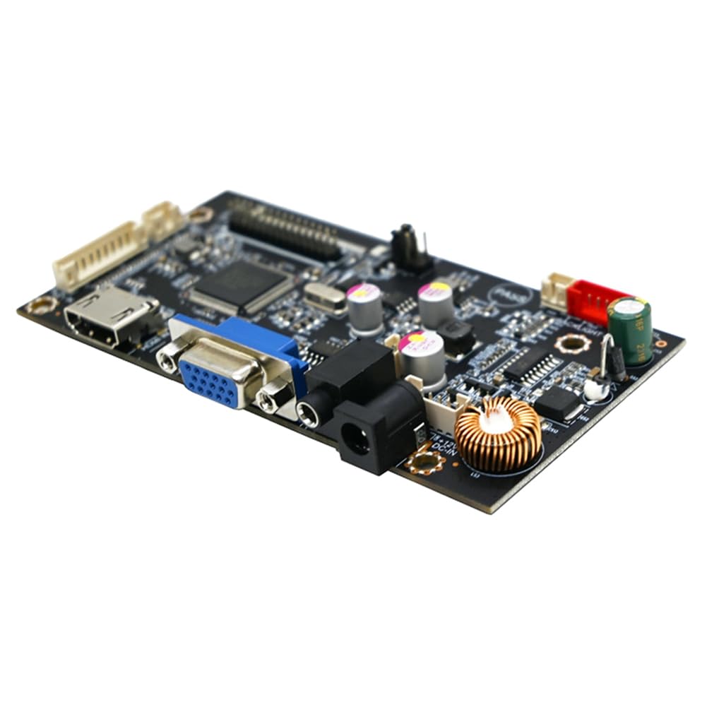 Guihydur Wide Temperature LCD Driver Board - VGA+ Input Compatible Display Driver Module & Motherboard for Industrial Displays, Digital Signage, and Control Panels