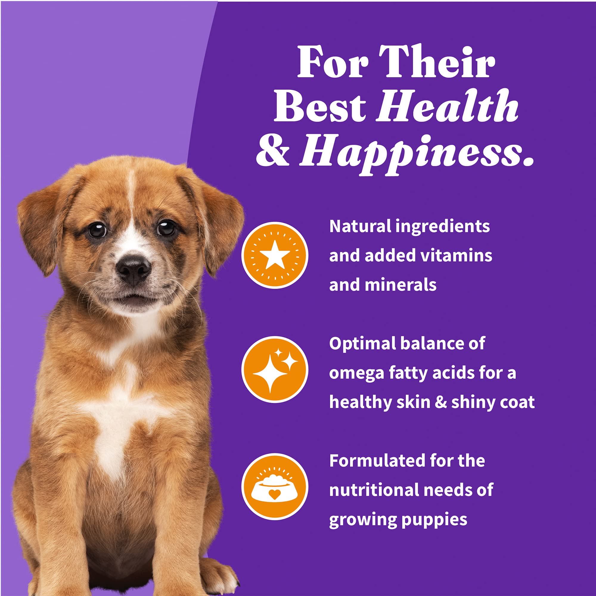 Halo Holistic Puppy Dry Dog Food - Cage Free Chicken & Brown Rice Recipe with Healthy Grains for Complete Digestive Health - 10 lb Bag - Perfect for Growing Puppies and Sensitive Stomachs