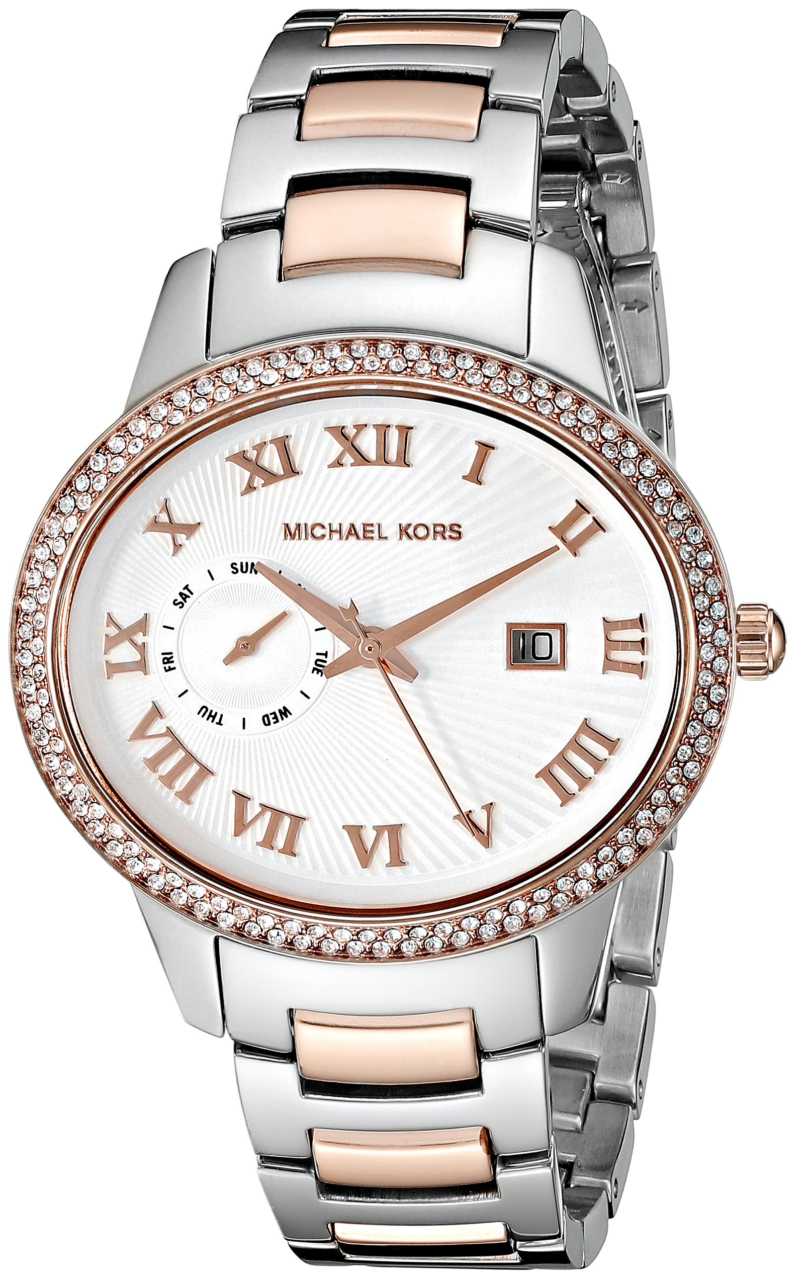 Michael Kors Whitley Two-Tone Stainless Steel Watch for Women MK6228 - Elegant Dress Watch for Office, Party & Everyday Wear