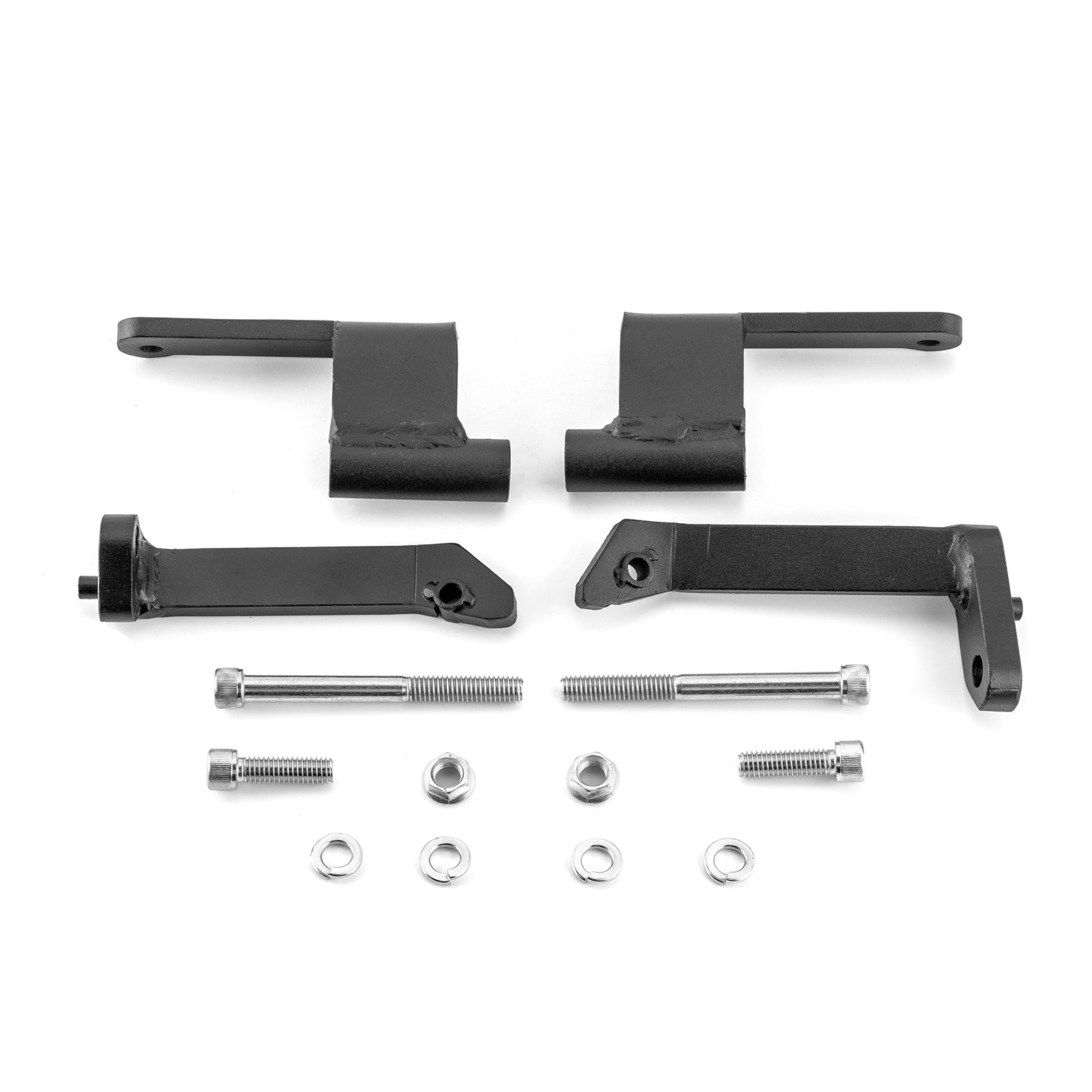 2009-2025 Harley Touring FLHT FLHR FLTR FLHX Driver Floorboard Relocation Brackets - Heavy Duty Steel Motorcycle Accessories for Improved Comfort & Control on Long Rides