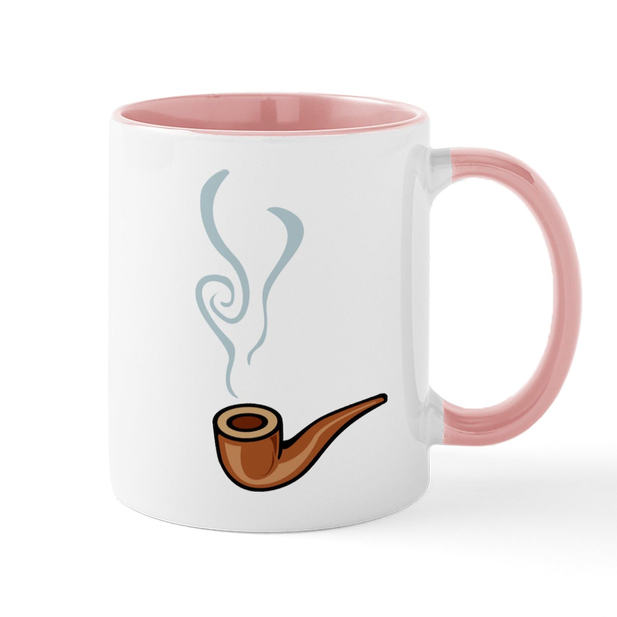 11 oz (325 ml) Ceramic Coffee Mug with Smoking Design - Perfect for Tea, Coffee & Hot Beverages at Home or Office