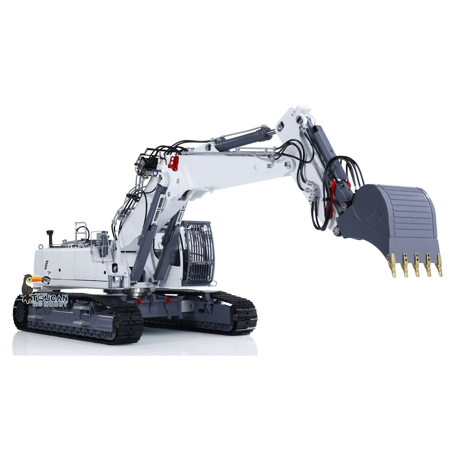 1/14 Scale Heavy Duty RC Hydraulic Excavator - LESU LR960 Remote Control Construction Digger Toy for Adults & Kids | Outdoor Play, Construction Simulation, Backyard Digging, STEM Learning