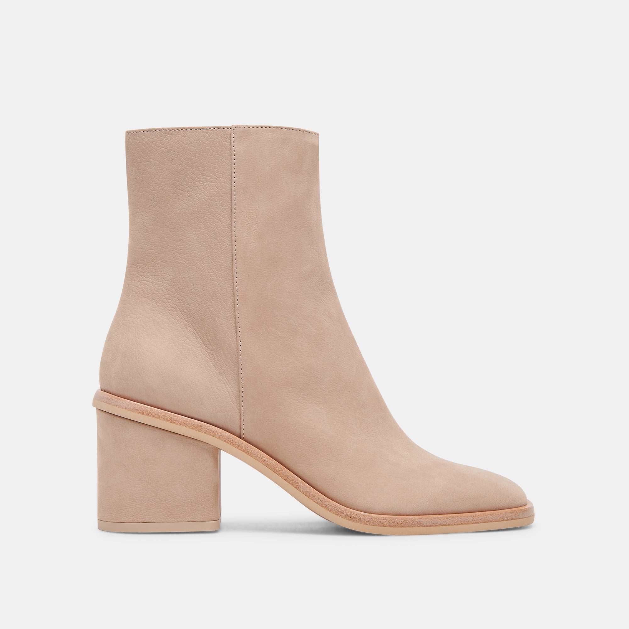 Dapper Taupe Nubuck Booties for Women - Stylish & Comfortable Ankle Boots for Fall & Winter Fashion | Perfect for Office, Date Night & Casual Outings