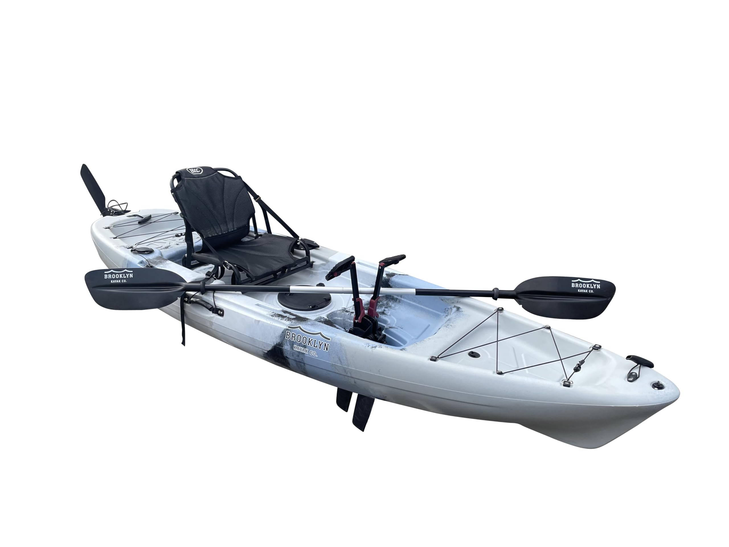 **Brooklyn 10.0 Single Pedal Kayak - Sit-On-Top Fishing Kayak for Lakes, Rivers & Ocean - Lightweight & Stable for Anglers & Beginners**