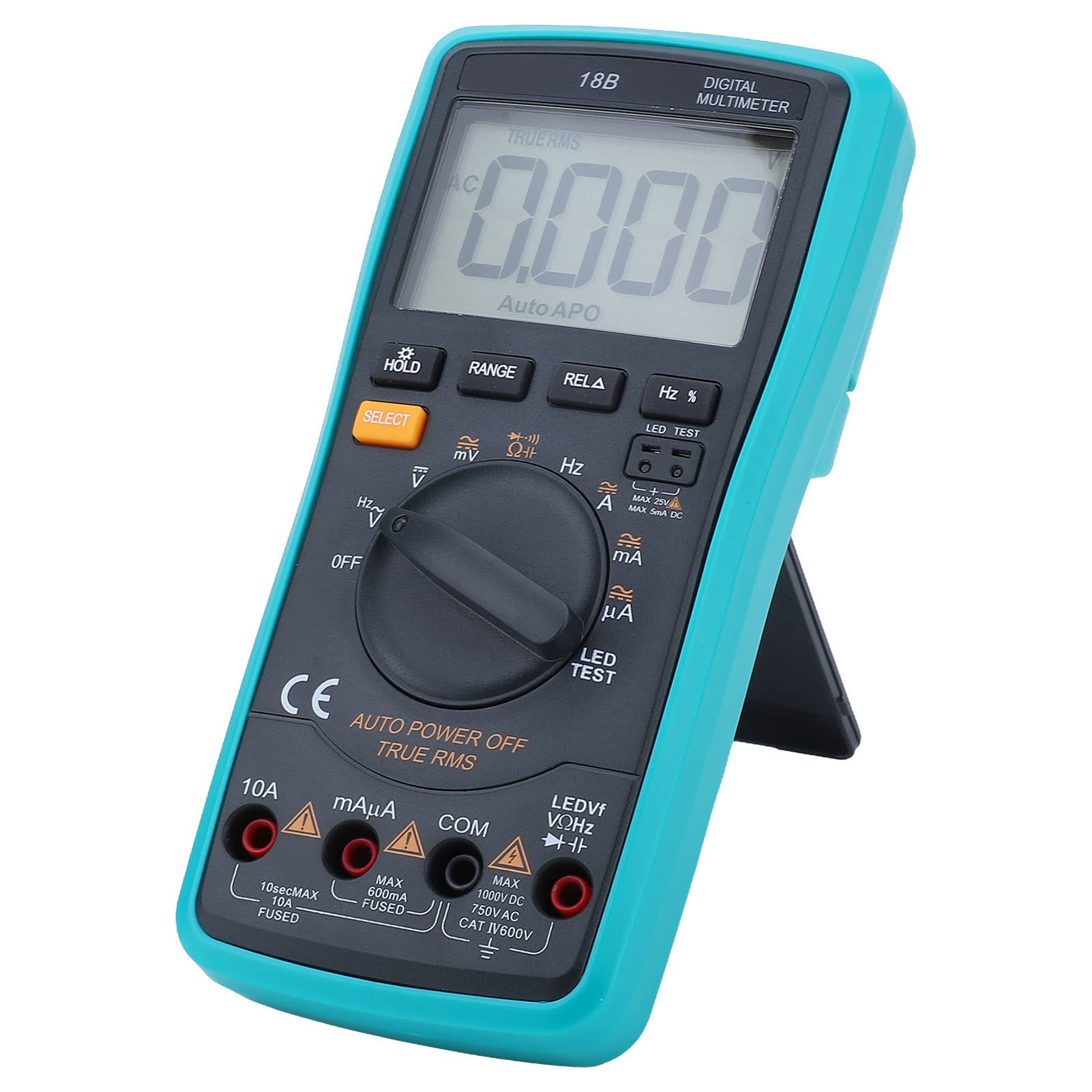6000 Count Digital Multimeter - High Accuracy Electrical Voltmeter Tester with Overload Protection & Diode Test Function | Perfect for Home Electrical Repairs, Automotive Diagnostics & DIY Electronics Projects