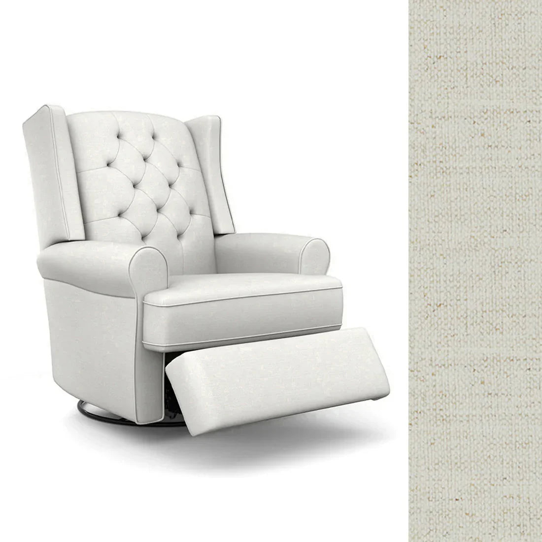 Best Finley Swivel Glider Recliner Chair - Comfortable Modern Living Room Seating for Relaxing, Nursing & Reading
