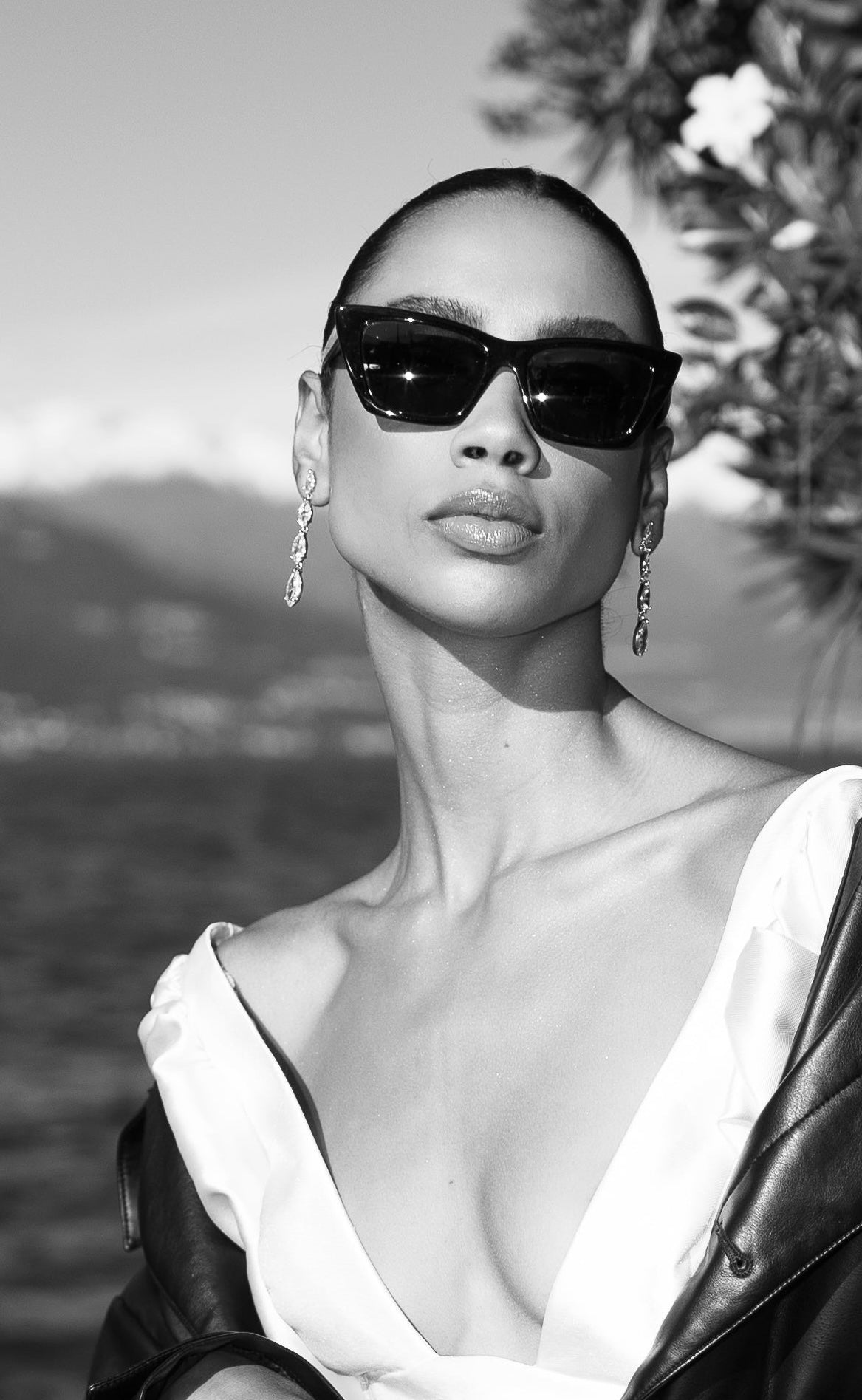 KAYLA Elegant Simulated Diamond Drop Earrings for Wedding, Bridal, and Special Occasions - Perfect for Brides, Bridesmaids, and Formal Events