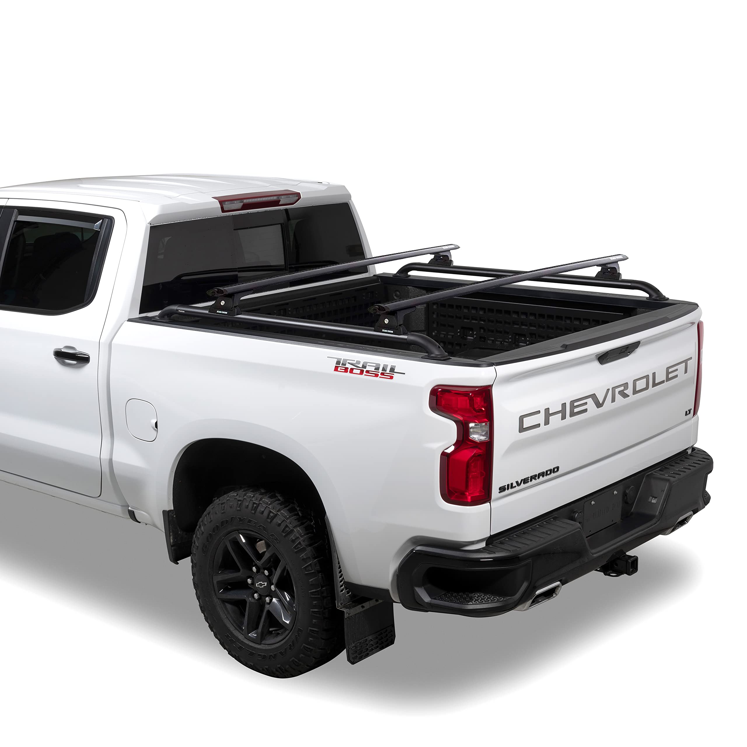 Putco T-Slot Black Locker Side Bed Rails for Ford Super Duty F-250 & F-350 (1999-2016) 8-Foot Bed - Heavy Duty Truck Accessories for Cargo Security & Style