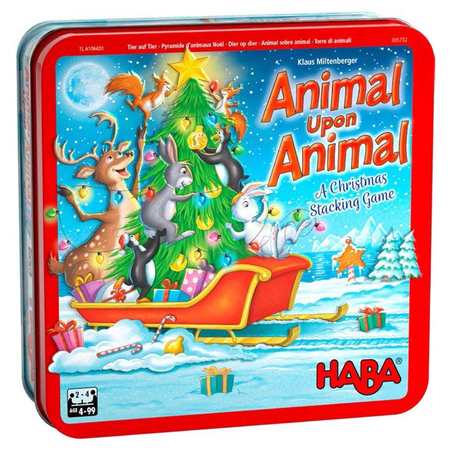 Animal Upon Animal - Fun Christmas Stacking Game for Kids & Families | Perfect for Holiday Parties & Family Game Nights