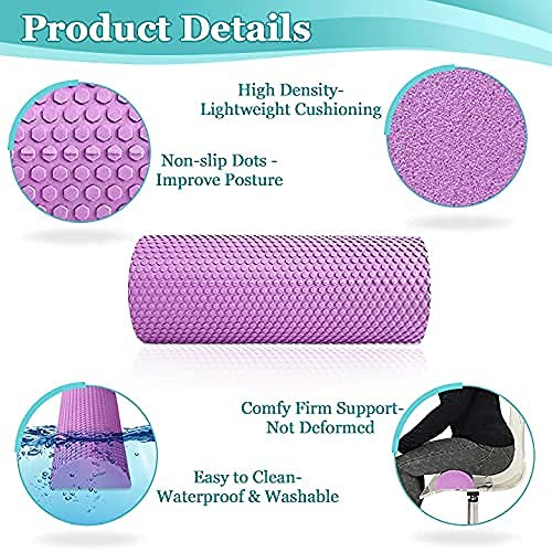Post-Surgery BBL Pillow Toilet Riser with Back Support - Comfortable Foam Seat Cushion for Brazilian Butt Lift Recovery, Booty Pillow for Sitting Comfort After Surgery - Ideal for Post-Op Care & Home Use