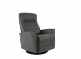 Premium Fjords Harstad Recliner Chair - Genuine Top Grain Leather, Ergonomic Design for Ultimate Comfort - Perfect for Living Room, Home Theater & Office Relaxation