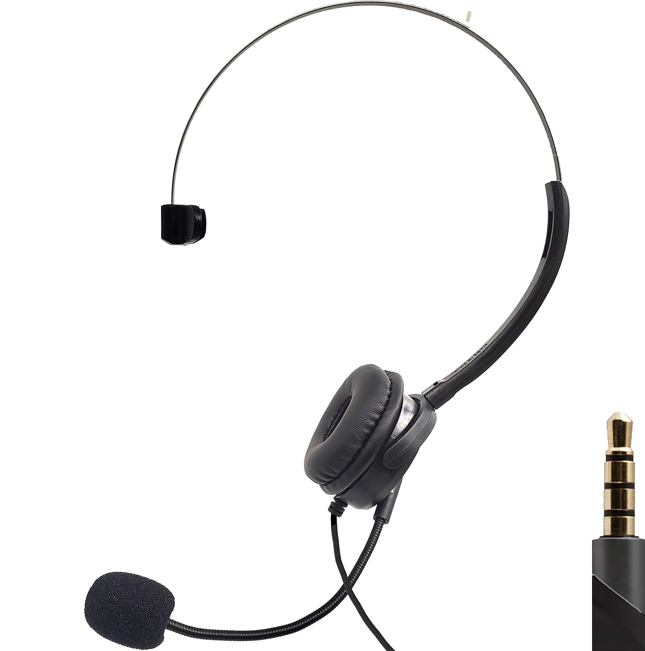 Premium Over-Ear Gaming Headset with Boom Mic - Noise Cancelling Foam Cushions, Adjustable Volume & 10ft Cable for PC, Laptop, PS4, Xbox One, Nintendo Switch - Perfect for Online Gaming, Streaming & Voice Chats