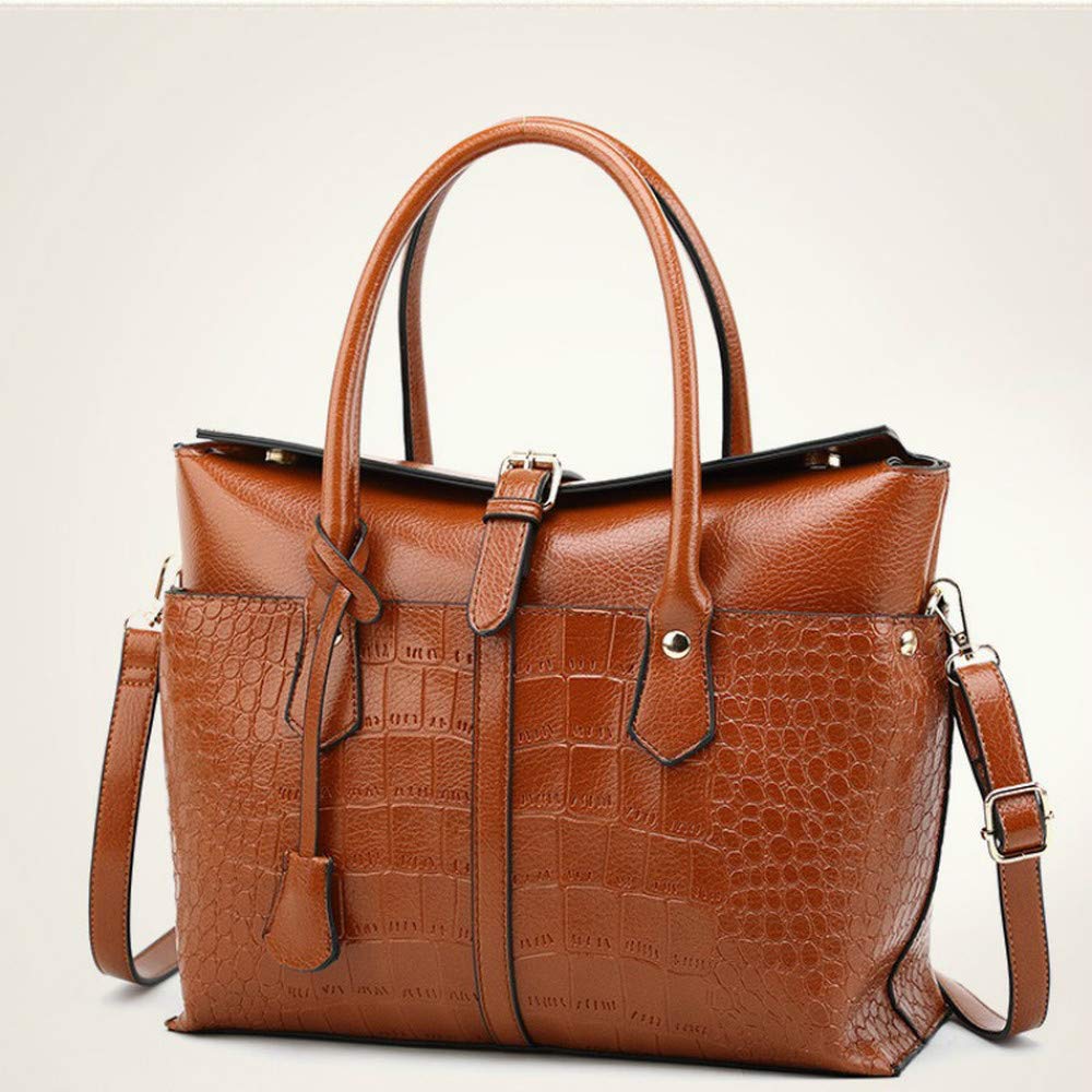 Nolix Women's Crossbody Bag - Soft PU Leather Purse with Multiple Pockets, Stylish Shoulder Handbag in Brown | Perfect for Work, Travel & Everyday Use