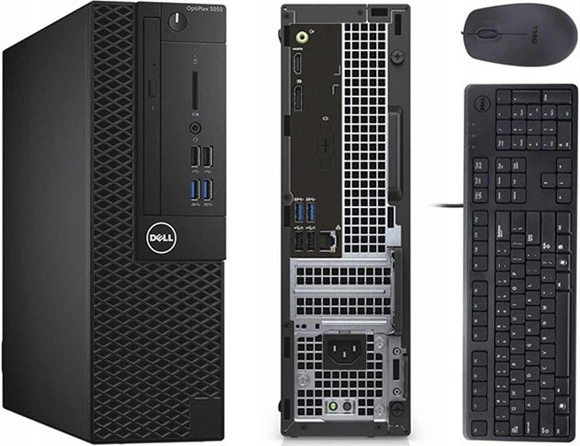 Dell OptiPlex Desktop Computer - Intel Core i7 Processor up to 3.60GHz, 16GB RAM, 256GB SSD, Windows 10 Pro, WiFi & Bluetooth, DVD Drive - Perfect for Home Office, Business Workstations & Gaming Setups