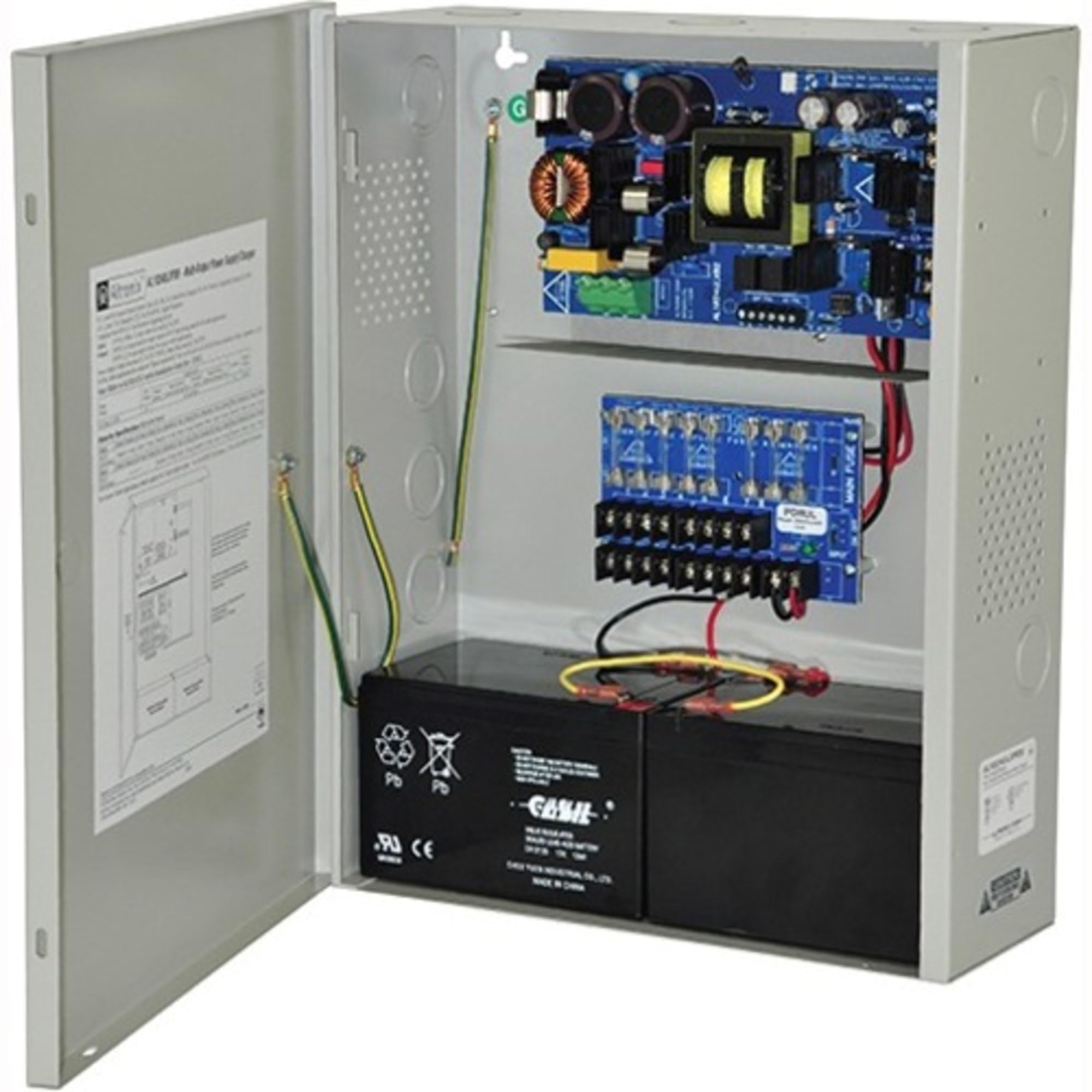 24V DC 8 Output Power Supply & Charger - High Efficiency Multi-Port Charging Station for Home & Office Electronics