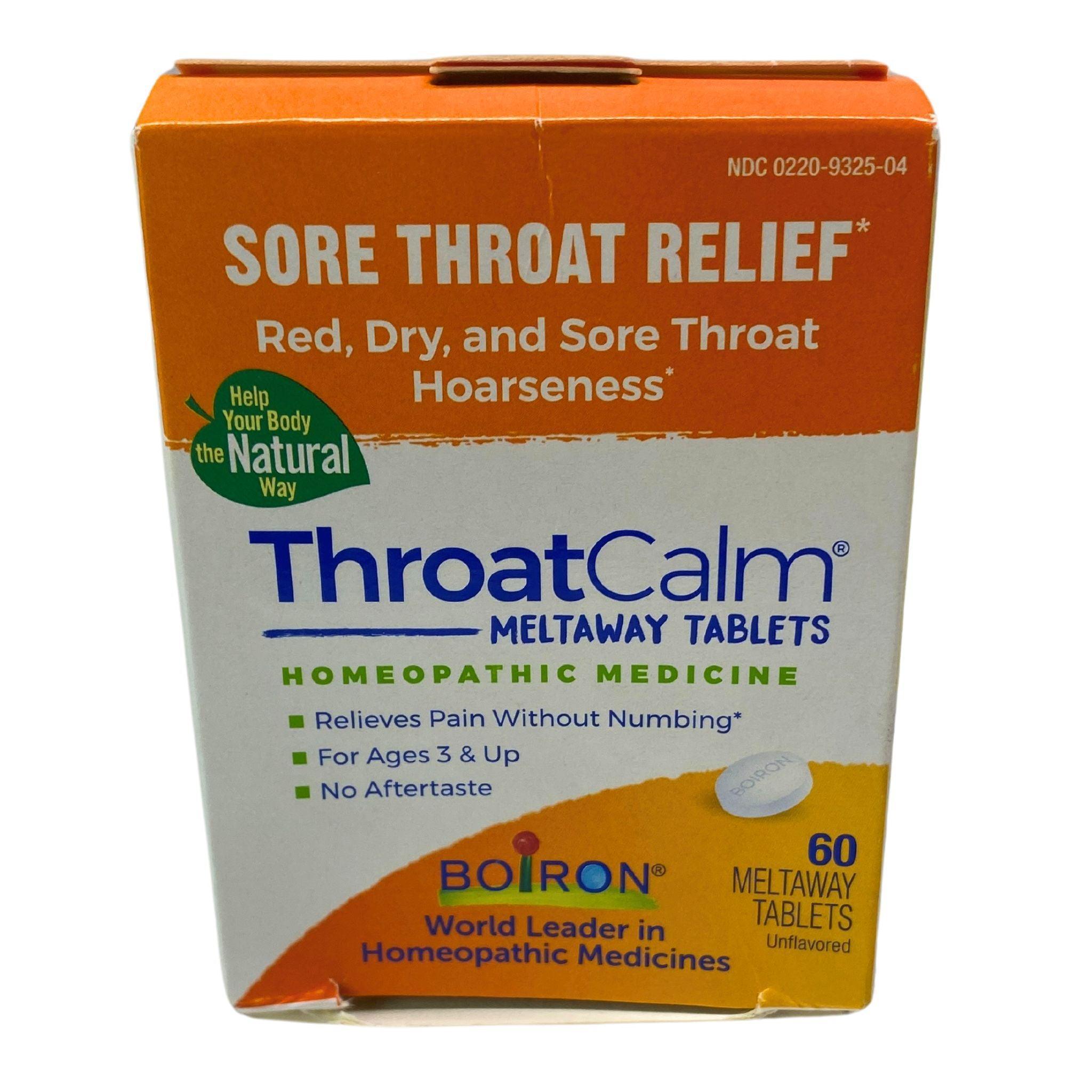 Natural Sore Throat Relief Lozenges - 60 Fast-Dissolving Tablets with Herbal Ingredients for Adults & Kids - Perfect for Cold Season, Travel & Office Use