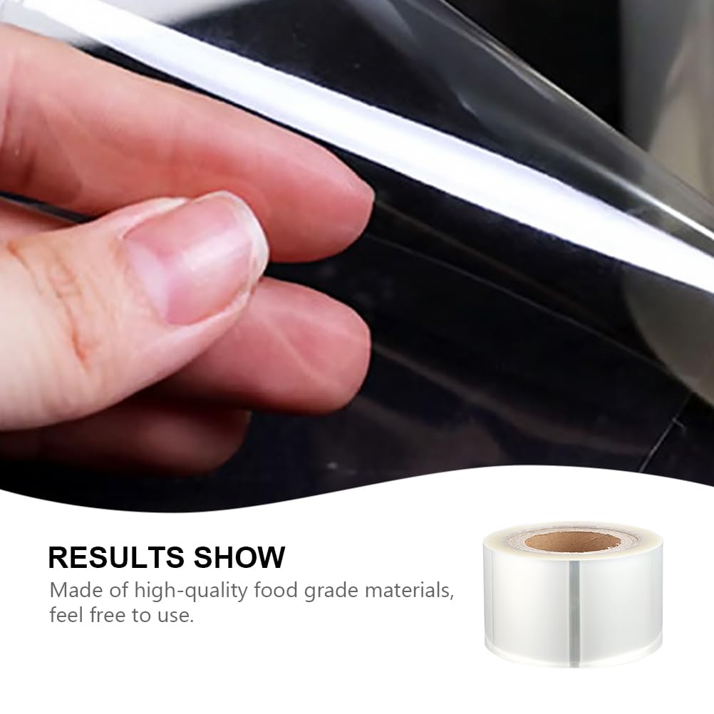 Cabilock 1 Roll Transparent Cake Border Wrap - Food Grade OPP Adhesive Mousse Cake Collar for DIY Desserts, Cupcakes & Chocolate Decoration - Perfect for Birthday Cakes, Wedding Cakes & Baking Projects