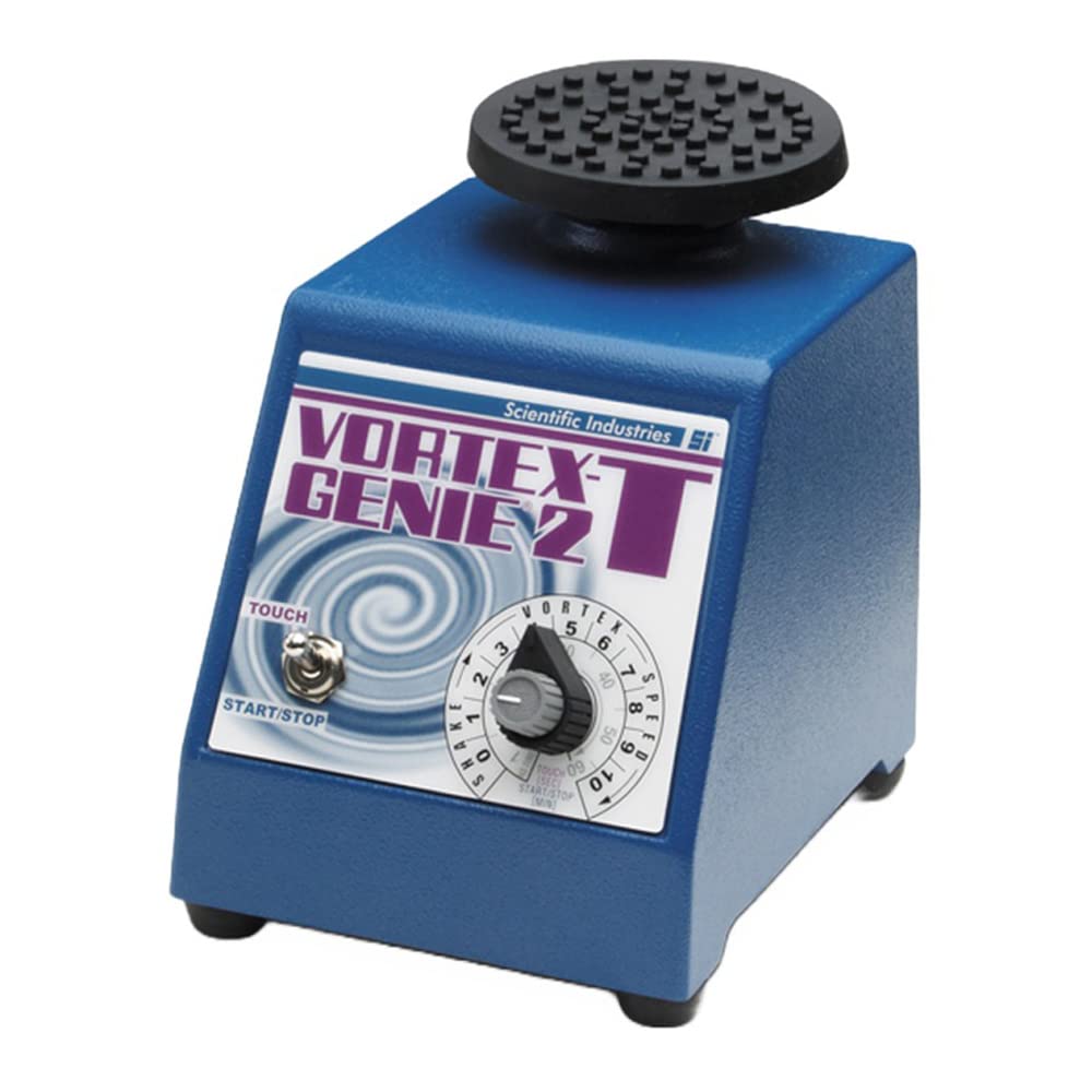 SI-T246 Vortex-Genie 2T Mixer - 230V 50Hz Laboratory Equipment (No Plug Included) - Perfect for DNA/RNA Sample Preparation, Cell Culture & Chemical Mixing in Research Labs