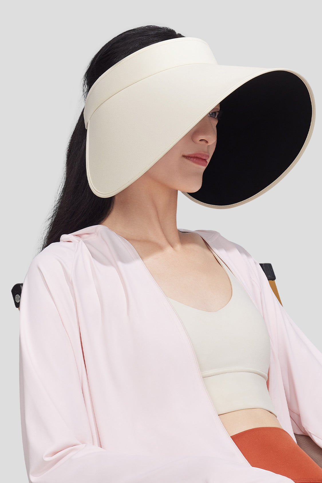 Breeze Women's UPF50+ Ultra Wide Brim Sun Visor Hat - Stylish Bonnet Design for Outdoor Activities, Beach, Golf & Gardening
