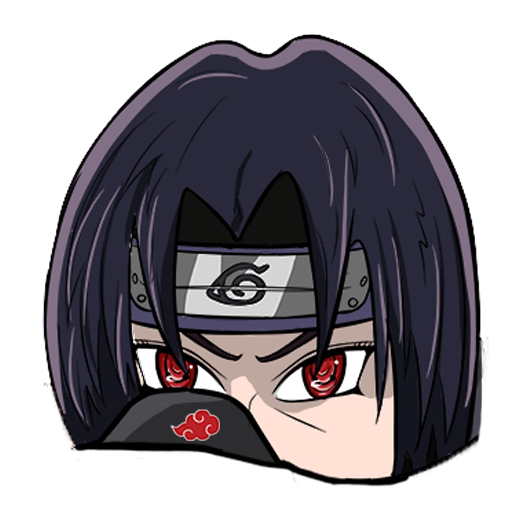 Anime Eyes Vinyl Decal Stickers - 5.5 Inch Cartoon Character Decals for Car Windows, Laptops, Water Bottles & Skateboards - Perfect for Anime Lovers, Room Decor & Automotive Accessories