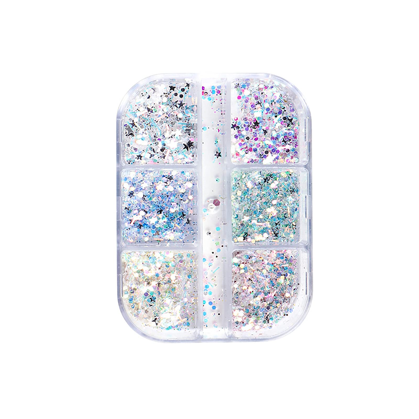 Sequins Art Aluminum Mirror Nail Foils - Irregular Glitter Nail Decor for Rave, Party & Special Occasions | DIY Nail Art Supplies for Stunning Manicures